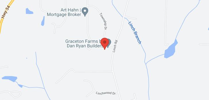 map of 115 Graceton Farms Drive